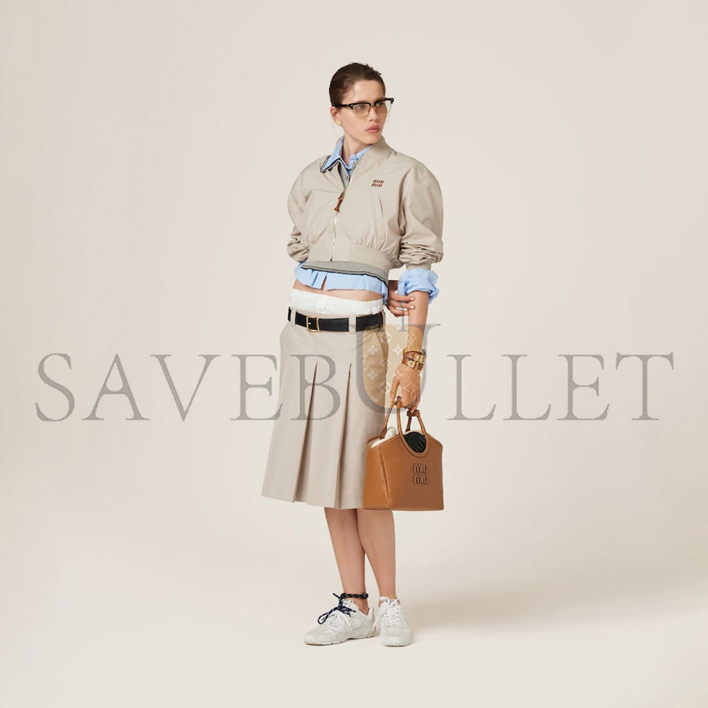 M1v M1v ivy leather bag 5ba284 (23.5*22*12cm)